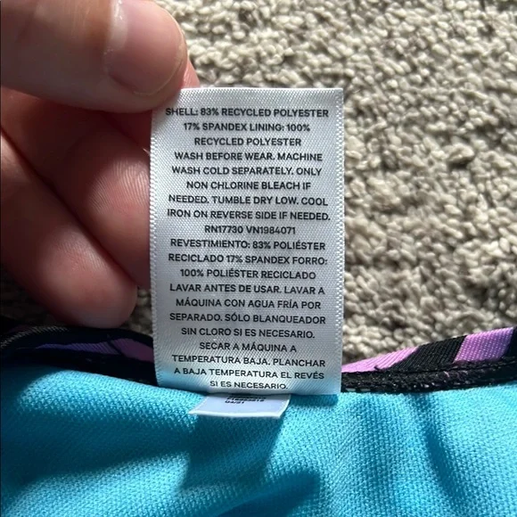 Kids Zebra Print Swimsuit - Multicolor - Small - Picture 6 of 7